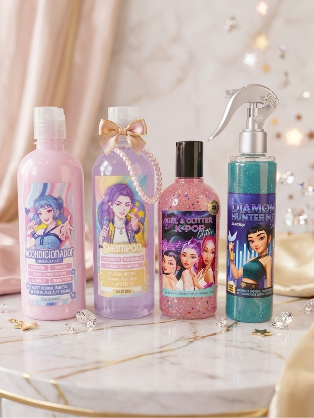 K-pop hunter hair care bundle